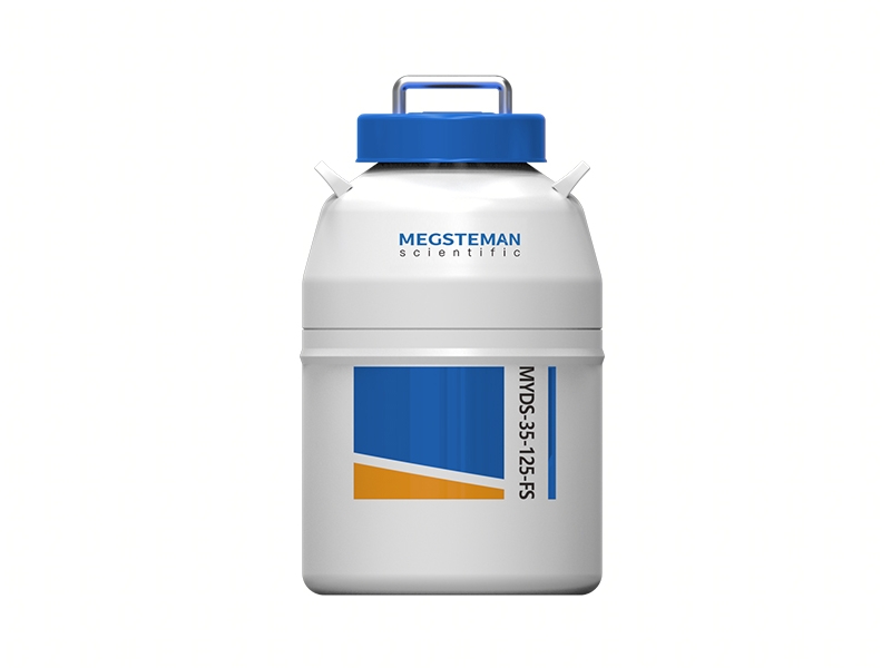 Liquid Nitrogen Tank LN2 MYDS-35-125-FS for Laboratory
