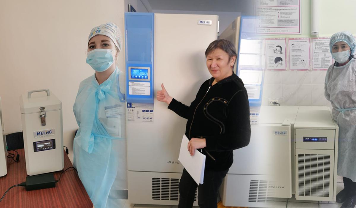 ميلينغ بيوميديكال تعزز 27 مستشفى + مركز لقاح واحد في كازاخستان لتخزين اللقاحات
