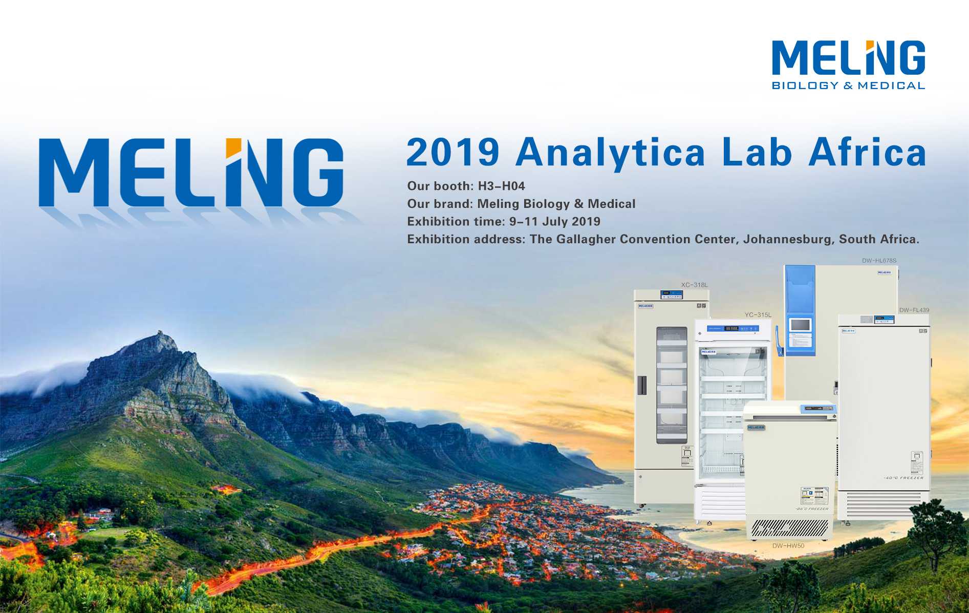 ينتظرك Meling في 2019 Analytica Lab Africa
